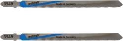 Wolfcraft Dekopírfűrészlap 2db HSS T 1-3mm 130/110mm d=1.2mm (3549000)