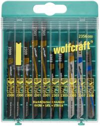 Wolfcraft Dekopírfűrészlap 10db készlet HSS+HCS U (2356000)