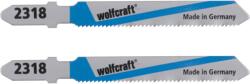 Wolfcraft Dekopírfűrészlap 2db HSS T 1-3mm 75/50mm d=1.2mm (2318000)