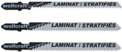 Wolfcraft Dekopírfűrészlap 3db lamináthoz, HCT T 25mm 100/75 d=1.65mm (2379000)