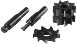 wolfcraft Univerzális WS marókészlet 3259+61+62+szár Ø8mm, fúrógéphez (3254000)