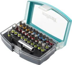 wolfcraft Bit-Box csavarozó bit készlet Solid, 32 részes: mágneses bittartó, SL/PH/PZ/Hex/T (2975000)