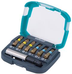 wolfcraft Bit-Box bitkészlet Diamant, 7 részes (PH1, 2, 3; PZ1, 2, 3), gyémántszemcsés, mágneses bittartóval (2963000)