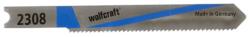Wolfcraft Dekopírfűrészlap 2db HSS U 1-3mm 70/52mm d=1.2mm (2308000)