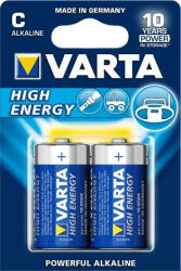 VARTA Longlife Power C (Baby) alkáli elem, 1, 5V, 2 db/csomag