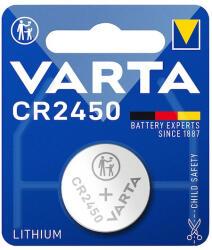 VARTA CR2450 lítium gombelem, 3V, 1 db