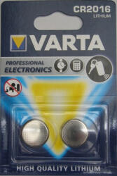 VARTA CR2016 lítium gombelem, 3V, 2 db/csomag