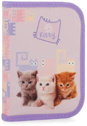 KARTON P+P Cicás tolltartó klapnis, üres, Pets, rózsaszín (KPP-8-19225)