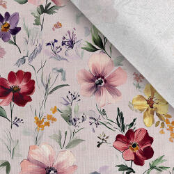 Takoy Szabadidő anyag/ futter Takoy 150cm rózsaszínű virágok Muan