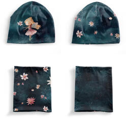 Takoy Panel szabásmintával M-es méret, funkcionális jersey STRONG - sapka és nyakmelegítő szett rózsaszín tündér