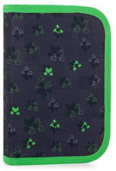 KARTON P+P Minecraft mintás tolltartó klapnis, üres, OXY NEXT Green Cube (KPP-9-95025)