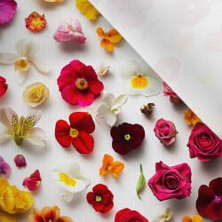 Takoy Matt anyag fürdőruhákhoz, fitnesz ruházathoz szeretem a virágot