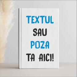 Gravolo Agenda nedatata alba personalizata cu textul tau (C1554)