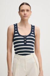 Tommy Hilfiger top sötétkék, WW0WW43920 - sötétkék L