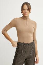 Victoria Beckham gyapjú pulóver könnyű, női, bézs, 1125KJU006051A - bézs L