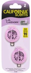 California Scents Autóillatosító, mini diffúzer, 2*3 ml, CALIFORNIA SCENTS La Lavender (AICSM14) - irodasziget