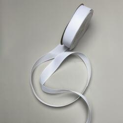 Fehér ripsz szalag - 20 mm