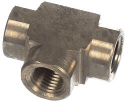  Kit Tee, 1/4in, Brass