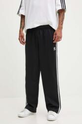 Adidas nadrág Adicolor Baggy Fit Firebird Pant férfi, fekete, egyenes, IZ4801 - fekete XXL
