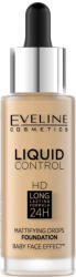 Eveline Cosmetics Liquid Control HD Long Lasting Formula 24H Face Primer cu picurător 016 Vanilla Beige, 32ml