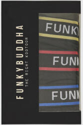 Funky Buddha Boxeri pentru bărbați Multicolor 3Pachet FBM011-083-10-BLACK (FBM011-083-10-BLACK)