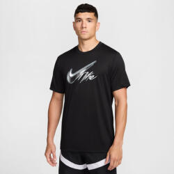 Nike Dri-Fit Bluză Sport cu Mâneci Scurte Neagră FZ8095-010 (FZ8095-010)