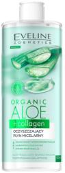 Eveline Cosmetics Organic Aloe + Colagen Loțiune micelară de curățare 3în1, 500ml