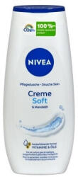 Nivea Creme Soft, Gel de duș catifelat și moale cu ulei de migdale prețioase, 250ml