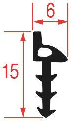 RATIONAL GASKET FOR OVEN TROLLEY 480 mm