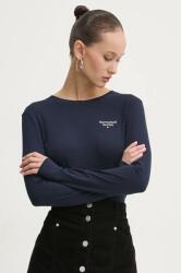 Tommy Hilfiger pamut hosszúujjú sötétkék, DW0DW18793 - sötétkék M