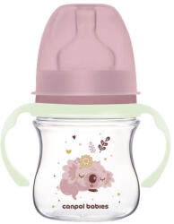 Canpol babies Biberon, anti-colic EasyStart Sleepy Koala 0m+ 35/236 Roz 120ml