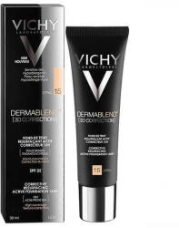 Vichy Dermablend 3D, fond de ten pentru nivelarea suprafeței pielii, 15 Opal, 30 ml