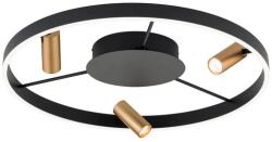 Orion Berlin fekete-arany LED mennyezeti lámpa (ORI-DL 7-686/3) LED 3 izzós IP20