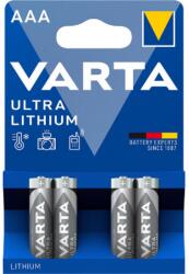 VARTA Elem AAA ceruza LR03 4 db/csomag, Varta Ultra Lithium (6103301404) - web24