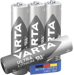 VARTA Baterii litiu Varta AAA 1, 5V 1100mAh, pachet 4 bucăți (6103301404)