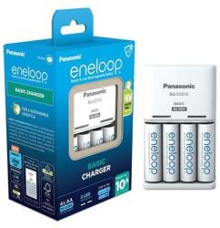 Panasonic Elemtöltő, AA/AAA, 4x2000 mAh AA, PANASONIC "Eneloop (ELTL07) - primatinta