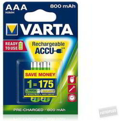 VARTA - Akkumulátor AAA mikro 800mAh | 2db/cs - 56703101402 (56703101402)