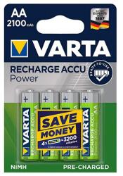 VARTA Akkumulátor ceruza VARTA Recharge Accu Power AA 4x2100 mAh (56706101404) - vectraline