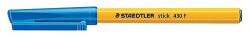 STAEDTLER Stick 430F Kupakos Eldobható Filc - 0, 3 mm, Kék