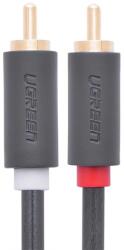 UGREEN AV104 10519 audio kábel 2RCA (apa) / 2RCA (apa) 3m - szürke