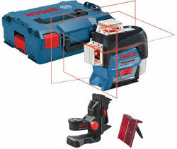 Bosch GLL 3-80 C Piros Vonallézer - Akkumulátor és Töltő Nélkül, L-Boxx-ban