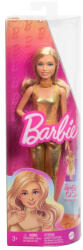 Mattel Fashionista barátnők stílusos divatbaba - 65. Évfordulós baba arany ruhában (FBR37_HRH19)
