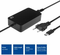 ACT AC2005 USB-C laptop charger with Power Delivery profiles 65W (AC2005) - oneclick