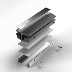 Jonsbo SSD hűtő Jonsbo M. 2 GREY NVMe hűtőborda Szürke (M.2 GREY) - oneclick