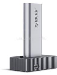 ORICO IT18C3-GY M. 2 SSD dokkoló (M. 2 NVMe -> USB-A/C, Max. : 8 TB, Max. : 10Gbps, szürke) (ORICO-IT18C3-GY-BP) (ORICO-IT18C3-GY-BP)