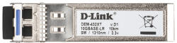 D-Link DEM-432XT halózati adó-vevő modul Száloptikai 10000 Mbit/s SFP+ 1310 nm (DEM-432XT)