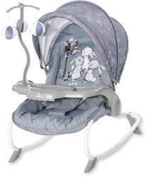 Lorelli Fotoliu balansoar Lorelli 10110062152 Dream Time Silver Blue Rabbits (10110062152) Sezlong balansoar bebelusi