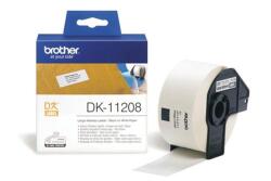 Brother Etichetă DK-11208, Etichetă mare, Decupată, Alb pe fond negru, 400 buc DK11208 (DK11208)