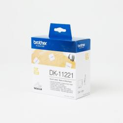Brother DK11221 etikett 23x23mm 1000 db etikett/doboz fekete/fehér (DK11221) - irodaitermekek