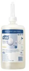 Tork Folyékony szappan, 1 l, S1 rendszer, TORK "Érzékeny bőrre", fehér (khh045u) - irodaszer